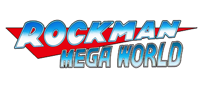 Rockman Mega World logo for Sega Mega Drive